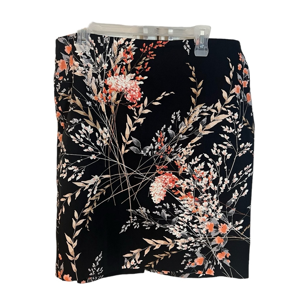 A Talbots floral skirt in size 16